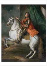 Postcard: Prince Eugene of Savoy on a horse