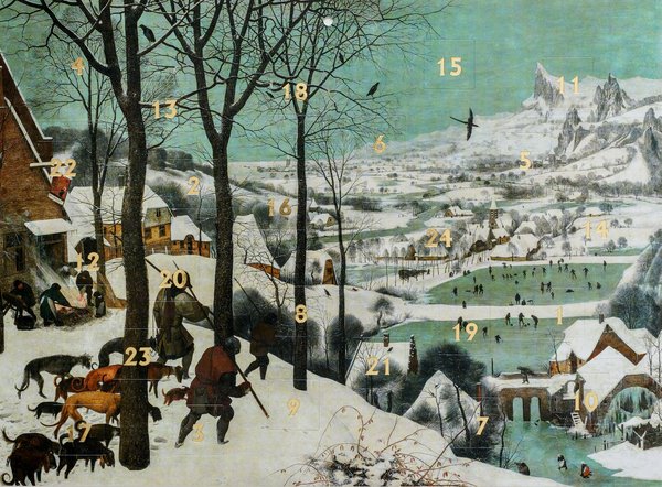 Advent Calendar: Bruegel - Hunters in the Snow