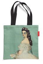 Canvas Bag: Sisi with glasses