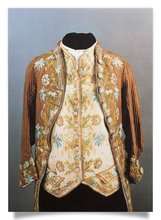Postcard: Rococo-style courtier&#039;s coat