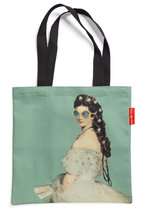 Canvas Bag: Sisi with glasses