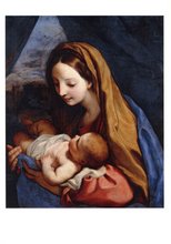 Greeting Card: The Virgin with a child