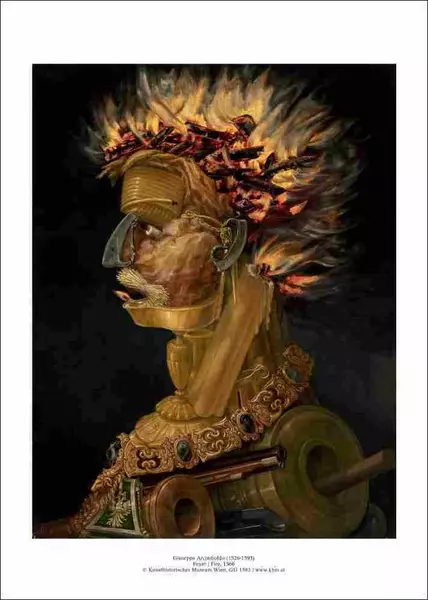 Poster: Arcimboldo - Feuer
