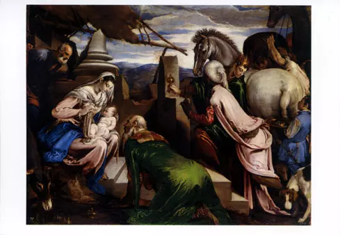 Greeting Card: Bassano - Adoration of the Magi