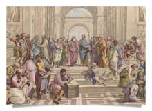 Postcard: Raphael - The School of Athens