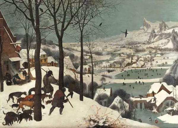 Billet: Bruegel - Jäger im Schnee