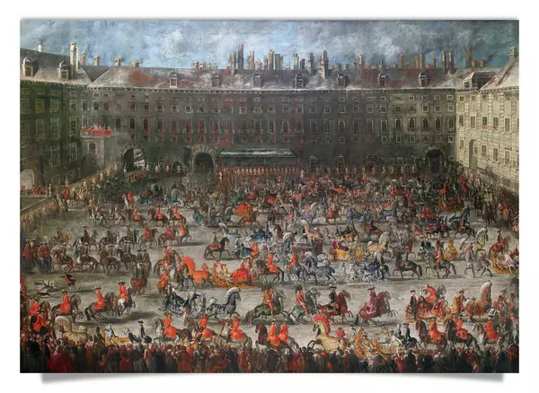 Postcard: Imperial Sleigh ride on 7 February 1765