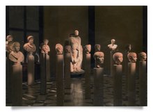 Postkarte: Blick in die Antikensammlung - Saal XIII