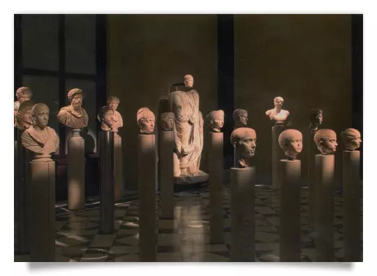 Postcard: View of the Collection of Greek and Roman Antiquities