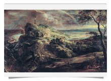 Postcard: Landscape with the Shipwreck of St Paul
