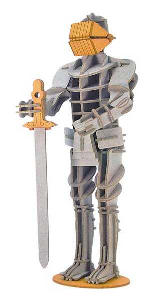 3D Paper Model: Knight