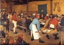 Magnet: Bruegel - Peasant Wedding