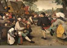 Poster: Bruegel - Peasant Dance