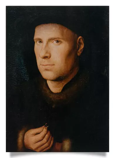 Postkarte: Der Goldschmied Jan de Leeuw