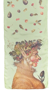 Seidenschal: Arcimboldo - Sommer
