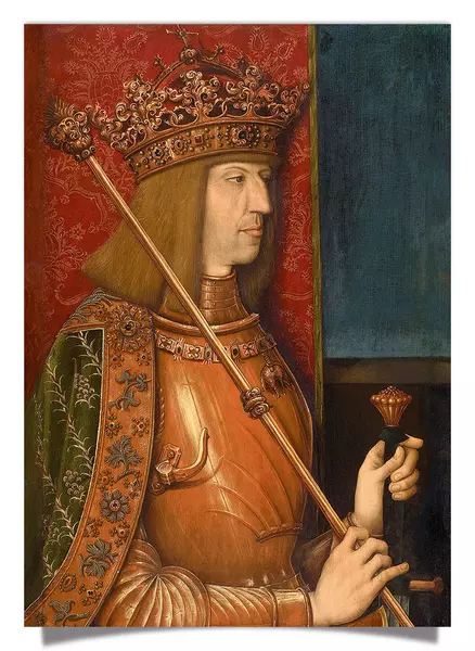 Postcard: Maximilian I (1459-1519)