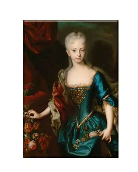 Magnet: Portrait of the young Maria Theresia