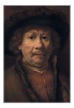 Magnet: Rembrandt - Kleines Selbstbildnis