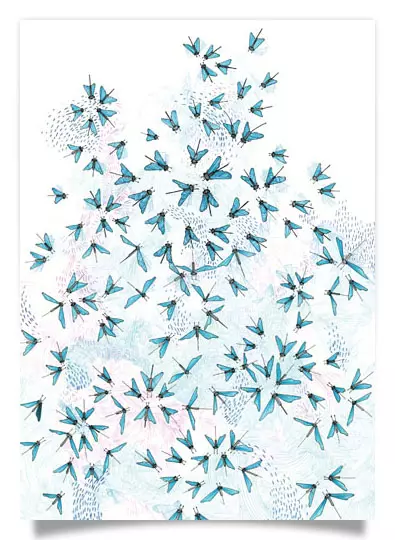 Postcard: 4 Elements - Air