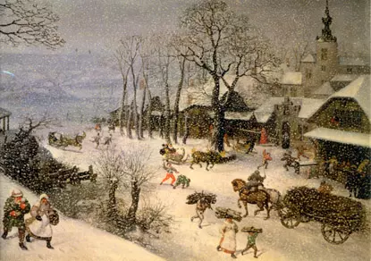 Greeting Card: Winterlandscape
