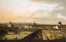 Magnet: Wien, vom Belvedere aus gesehen