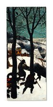 Magnetlesezeichen: Bruegel - Jäger im Schnee