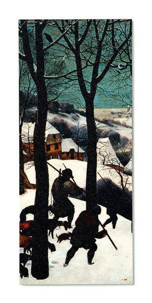 Magnetic Bookmark: Hunters in the Snow