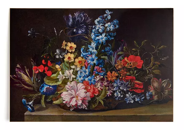 Billet: van den Hecke - Blumenkorb