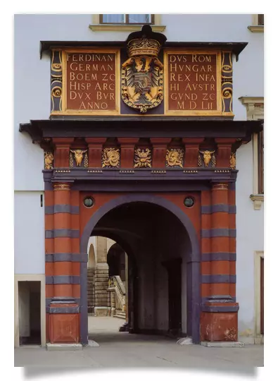 Postkarte: Hofburg, Schweizertor