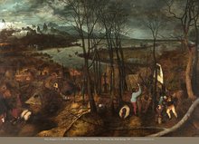 Poster: Bruegel - Düsterer Tag (Vorfrühling)