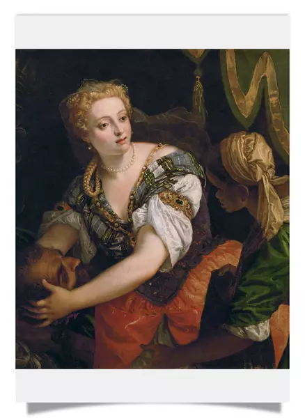 Postcard: Judith with the Head of Holofernes