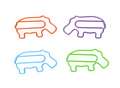 Paper Clips: Hippo Thumbnails 2