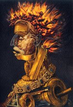 Greeting Card: Arcimboldo - Fire