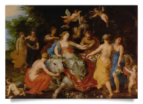 Postcard: The Rape of Europa