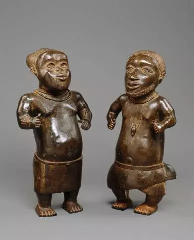 Postcard: Two Court Dwarfs