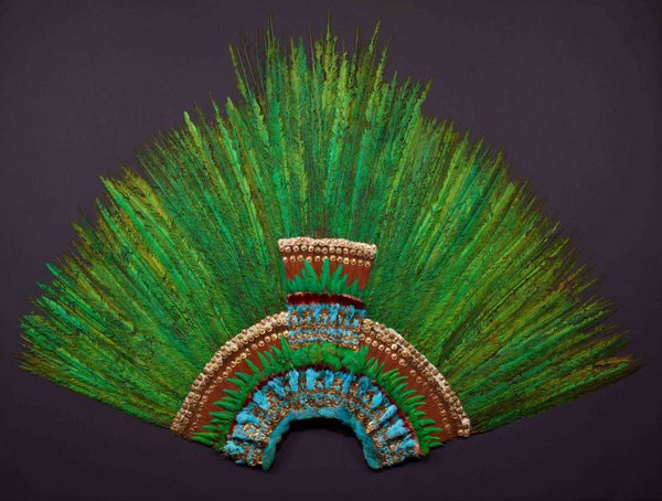 Poster: Quetzalfeder-Kopfschmuck