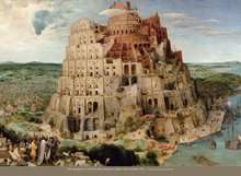 Poster: Bruegel - Tower of Babel