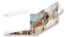 Panoramapostkarte: Deckengemälde im Goldenen Saal der Kunstkammer Wien