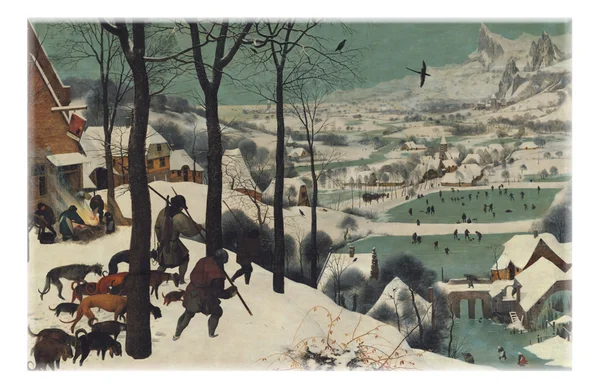 Magnet: Bruegel - Jäger im Schnee