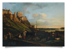 Postkarte: Die Ruine Theben an der March