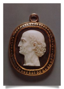 Postcard: Cameo Head of an old man