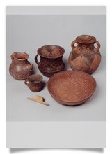 Postkarte: Keramik aus Urgun