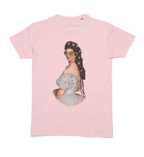 T-Shirt: Sisi mit Brille - rosa