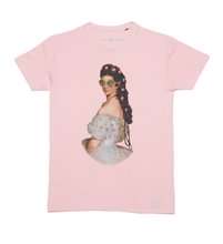 T-Shirt: Sisi with glasses - pink