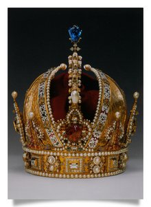 Postkarte: Krone Kaiser Rudolfs II.