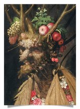 Postkarte: Arcimboldo - Die vier Jahreszeiten in einem Kopf