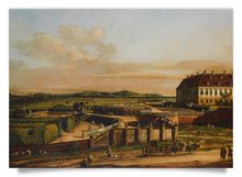 Postkarte: Schlosshof, Ansicht von Norden