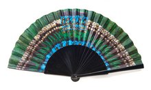 Hand Fan: Quetzal Feathered Headdress