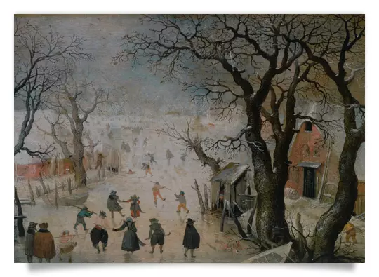 Postkarte: Winterlandschaft