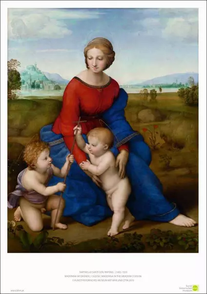 Poster: Raffael - Madonna im Grünen